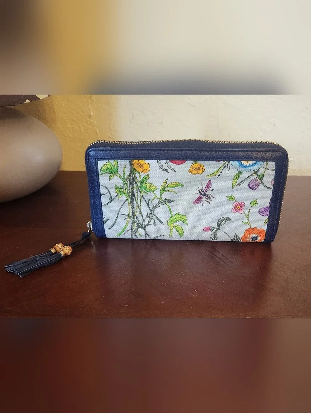 Gucci Flora Canvas Floral Print Zip Around Wallet - Picture 10 of 10